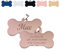 FRAMEG - Targhetta personalizzata Medagliette per Cani e Gatti in Acciaio Inox (Oro Rosa)