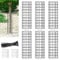 FUBESK Pack of 6 Tree Trunk Protector, Plant Guard Protectors with Zip Ties & Metal Stakes, Garden Protection Tree Cage for keeping Tree Trunk from Deer, Trimmers, Mower