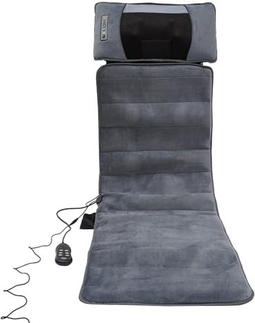 Massagematte Ganzkörper Massagekissen 9 Arten Massage-Modus Ganzkörpermassagematte mit Heizfunktion,Timing-Funktion,für Nacken, Rücken,Taille, Hüften