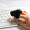 HGSTM Wireless Finger Ring Mouse, 2.4GHz Lazy Finger Rings Optical Mouse, 1600DPI Resolution Wearable Mouse, With Usb Receiver, for Computer, Laptop, Tablet,Black