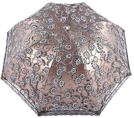 Zdprkqzvz Sombrilla Princesa Parasoles Protecciones Paraguas Doble Capa Paraguas Encaje Bordado Plegable para Lluvia