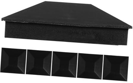 OSALADI Zaunkappen Im Landhausstil – 6 Pfostenabschlüsse – Wetterfest – Schnelle Installation – Ästhetik Für Ihren Gartenzaun