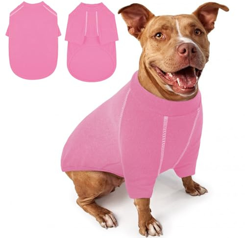 IECOii Maglione per cani XXL, maglione in pile per cani di taglia grande, caldo maglione per cani maschi e femmine, felpa in pile leggera per cani, abbigliamento invernale per cani autunnali, maglione