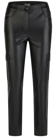 Marc Aurel Hose in Leder-Optik Black - 42