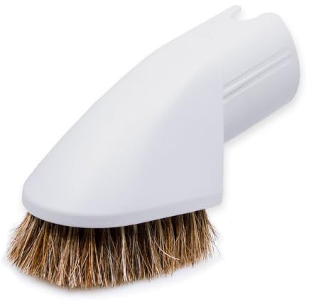 PRIMEBAG Möbelpinsel Staubpinsel kompatibel mit Vorwerk Tiger 270 300 VT270 VT300 - weiches Rosshaar zum Absaugen von empfindlichen Oberflächen - Bestleistung beim Saugen