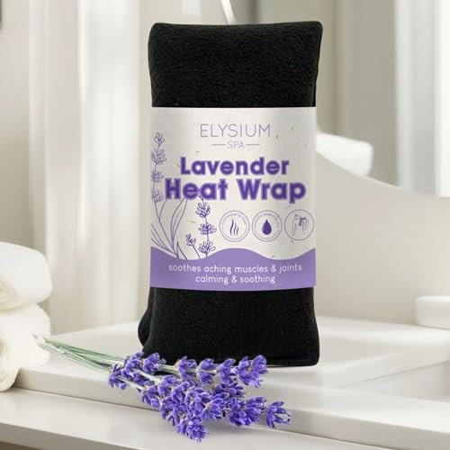 Lavender Wheat Bag - microwavable Neck and Shoulder Heat wrap - Soothing Heat Bag - ache and Pain Relief Heat Pack.