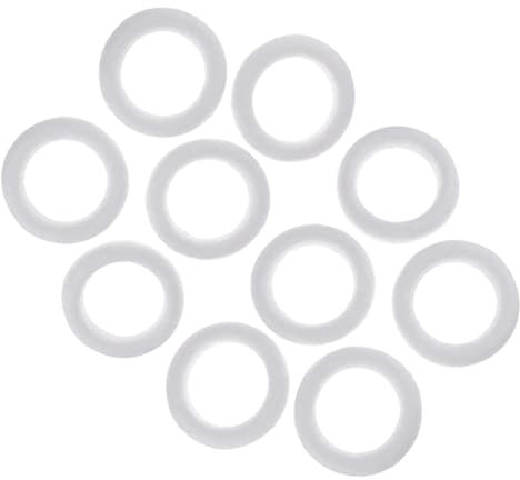 EXAOMBLE 10stücke Blank Schaumstoffkreise DIY Junge Mädchen Bastelbedarf Leicht Dekoration Für Partys Weihnachten