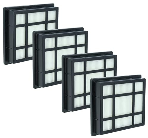 vhbw 4x Staubsaugerfilter Ersatz für Nilfisk 107414332 für Staubsauger - HEPA-Filter Schwarz