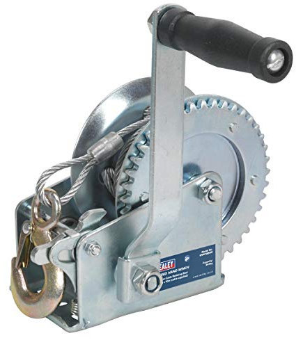 Sealey Gwc1200M Geared Hand Winch 540Kg Capacity with Cable