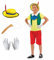 Fun Shack Pinocchio Costume Bambino, Costume Pinocchio Bambino Con Cappello Pinocchio Bambino E Naso Pinocchio Bambino, Vestito Pinocchio Bambino, Costume Carnevale Pinocchio Bambino M