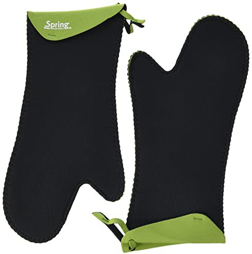 Spring 2094065202 Grips Handschuh lang 1 Paar, Andere, grün, 3,2 x 17,2 x 39,2 cm