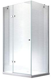 100x80x200cm - Demeter Cabina doccia - Doccia - Box doccia - 8 mm - con Piatto doccia & Sifone