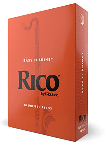 RICO Blätter für Bass-Klarinette Stärke 4.0 (10 Stück)