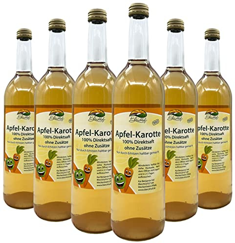 BLEICHHOF® Apfelsaft mit Karottensaft - Direktsaft, vegan (6x0,72l)
