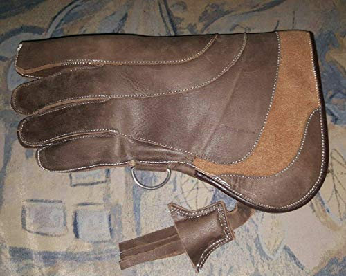 Altawash Falknerhandschuh, 4-lagig, Nubukleder, 27,9 cm lang, 4 Schichten Gr. M, REGULAR