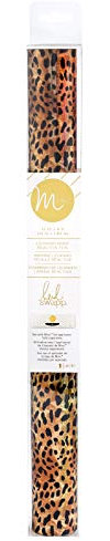 Heidi Swapp Rad Nerzreaktives Rad-30,5 cm 1,8 m, Leopard 1,8 m Rolle, Metallic-Papierfolie Kunsthandwerk Supplies Minc Folie Minc Folie Maschine Minc Laminator Laminierung Minc Supplies Minc Transfer