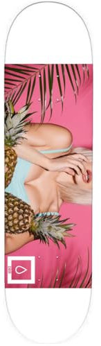 DRIP Skateboards - Pineapples Skateboard Deck (versch. Breiten) + Griptape & Sticker/Hochwertiger Canadian Maple! (8.125)