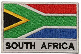 South Africa National Country Flag Patch Iron On Patch Sew On Embroidery Badge Country Patch