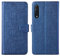 Redluckstar LG Velvet 5G Hülle, PU Leder Wallet Flip Cover [3 Kartenfächer 1 Geldfach] [Magnetverschlus] Blockierender Kickstand Stoßfest Bumper Folio Handyhülle für LG Velvet 5g (Blau)