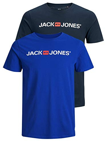 JACK & JONES Lot de 2 t-Shirts pour Homme, XXXL