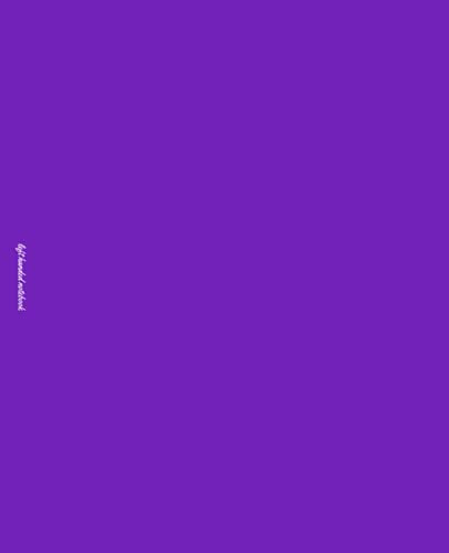 Left Handed Notebook: 7.5 x 9.25 Lefty Wide Ruled Notebook – Solid Proton Purple Soft Cover | Left-Handed Composition Notebook for Gifted People - ... Wide Ruled Notebooks For Kids and Adults