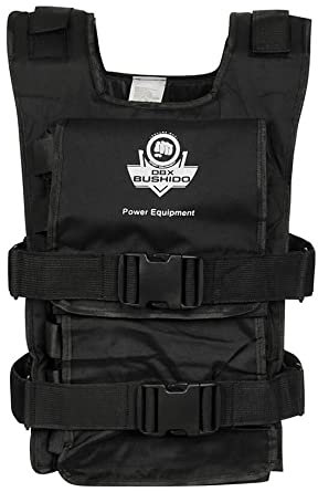 DBX BUSHIDO SPORT Gewichtsweste 30kg - Weight Vest - Weighted Vest - Kraftraining - Trainingsgeräte für Zuhause - Material Cordura
