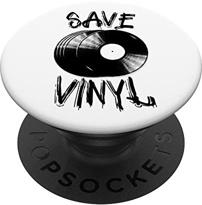 Salva dischi in vinile Musica Grunge Style PopSockets PopGrip Intercambiabile