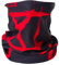 Eleven tube scarf | multifunktionaler Winterschal für Damen, Herren und Kinder | winddichter Nackenwärmer mit Fleece für Outdoor-Sport, Laufen, Skifahren, Wandern (XI rot)