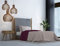 Italian Bed Linen MB Home Italy, Trendy Chic Bettwäsche-Set, Pflaume, Einzelbett