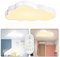 UISEBRT LED Deckenleuchte Wolken Deckenlampe Kinderzimmer 48W Ultradünne Dimmbar Kreative Wolkenlampe mit Fernbedienung für Babyzimmer Schlafzimmer Wohnzimmer