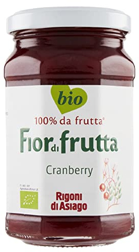 Confettura Rigoni di Asiago Bio Fiordifrutta Mirtilli Rossi Bosco Vasetto 250 g