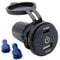 Offgridtec 96W Auto-USB-Steckdose mit Flip-Abdeckung (12V/24V) - PD Schnellladung: USB-A Anschluss (36W Max) + USB-C Anschluss (60W Max) - IP65 wasserdichter Ladegerät für Auto, Wohnmobil, Boot, Lkw