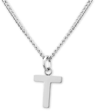 GD GOOD.designs Kette mit Buchstaben Silber A-Z I 316L Edelstahl Halskette Damen mit Buchstabenanhänger - Silberne Partnerketten für Sie und Ihn