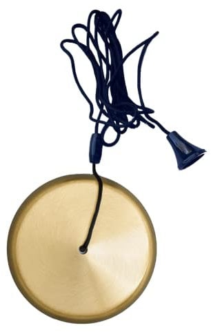 Taps2Traps™ Brushed Brass Bathroom Light Pull Switch with Black Cord & Toggle 2 Way 6A
