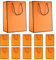 10 Stück papiertüten, Geschenktaschen Einkaufstüten Beutel mit Griffen, Geburtstagsfeiern, Einkaufen, Geschenke, Einzelhandel, Geschenke Tüten