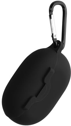 kwmobile Case Compatible with Beats Studio Buds Case - Flexible Silicone Cover for Earbuds - In Black