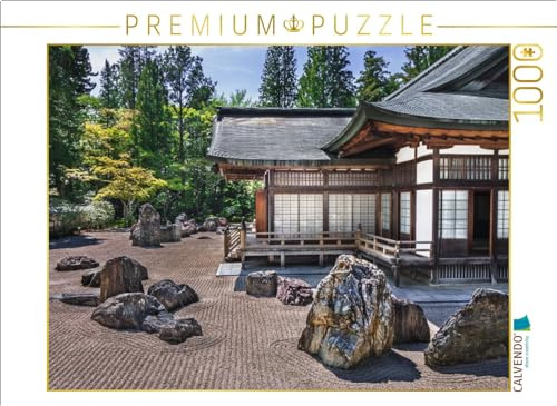 CALVENDO Puzzle Zengarten, Kongobuji | 1000 Teile Lege-Größe 64 x 48 cm Foto-Puzzle für glückliche Stunden