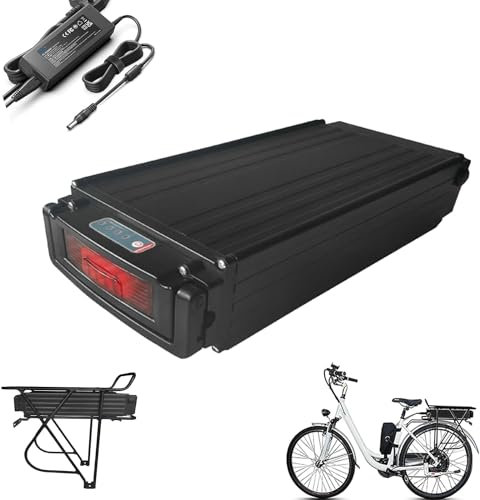JHKJ Batterie au Lithium 36V 20Ah 25Ah Batterie de Support arrière 36V Batterie de Porte-Bagages 36V pour Moteur 200W 350W 500W 700W 900W Batterie au Lithium 36V,36v25ah