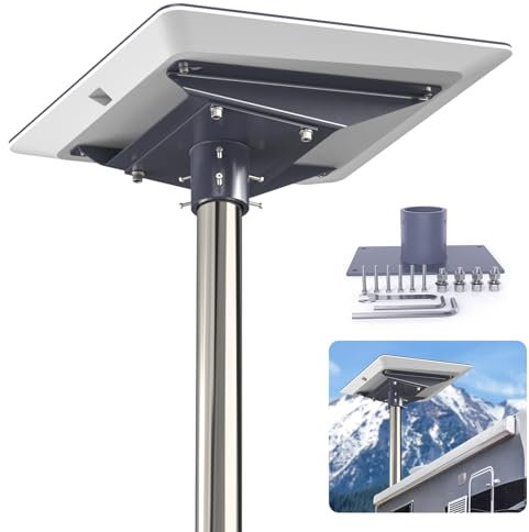 EDUP HOME Starlink Halterung, vertikaler Winkel Starlink Lange Wandhalterung, Starlink Dachhalterung, Starlink Befestigungsset für Starlink Internet Kit Satellite (Starlink HP Pipe Adapter)