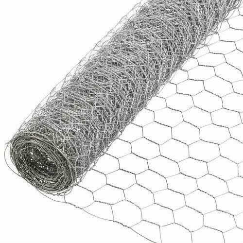Home Garden Accessories PVC Coated Border Chicken Rabbit Netting Coop Mesh (5m x 0.9m x 25mm Galvanised Wire)