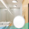 7in/18cm 12W LED Flush Mount Ceiling Light Fixture, 5000K Daylight White, 1500LM, White LED Round Ceiling Lighting, 120W Equivalent Ceiling Lamp for Closets, Kitchens, Stairwells, Bedrooms, etc.