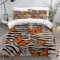 Double Bedding Butterfly Duvet Cover Set for Boys Girls Adults Leopard Print 3D Printed Quilt Cover Soft Comforter Microfiber With Zipper Closure with 2 Pillowcases