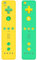 AUFGLO Retro Games Wii Controller 2 Pack Wii u Remote mit Silikongehäuse und Handgelenksgurt