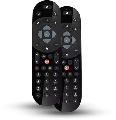 Telecomando di ricambio non vocale, compatibile con tutti i Sky Q Box, TV Box, Mini Box e compatibile con Sky Q Silver Box, telecomando non vocale, confezione da 2