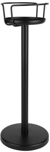 Buddy´s Bar - Ständer für 8L Weinkühler/Sektkühler, hochwertiger Ständer aus Metall/Zinkdruckguss, Durchmesser Oben - innen 21 cm und außen 24,5 cm, Fuß Ø 26,5 cm, Höhe 73 cm