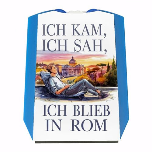 speecheese Ich kam, ich SAH, ich blieb in Rom Parkscheibe Lustige Parkscheibe mit Spruch für Autofahrer