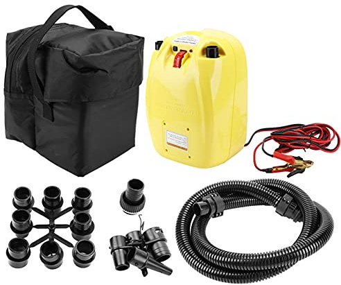 NUMNBE 12V Portable Electric Paddle Board Pump, High Pressure Air Pump for Inflatable Canoe Boats, Kayaks - Automatic Pressure Control, Durable PVC, Travel Friendly