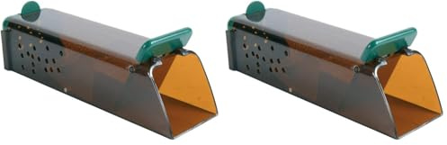 Trixie Maße der humanen Mausefalle: 6 x 4,5 x 17 Zentimeter, gelb (Packung mit 2)