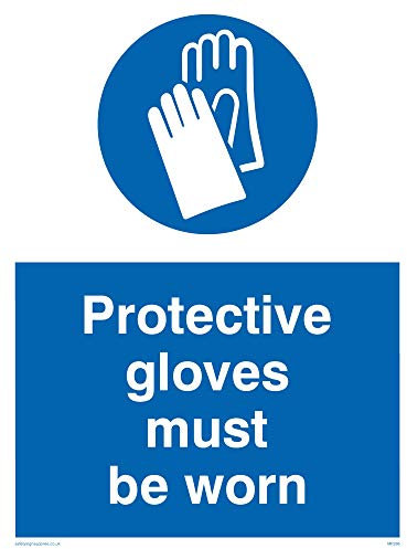 Viking Schilder mp286-a5p-v Schutz Handschuhe zu tragen, Sign, Vinyl, 200 mm H x 150 mm W