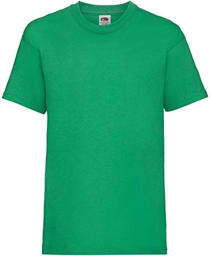 Fruit of the Loom Jungen T-Shirt, Green (Bottle Green), 3-4 Jahre (104)